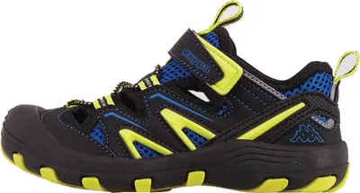 Produktbild von Kappa Kinder Sandale Sommerschuhe Schuhe 260682K 1133 Black/Lime, Schuhgröße:30 EU