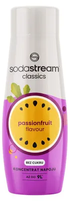 Produktbild von Sirup SodaStream Classics Passionfruit Zero (für SodaStream Sprudelwasserbereiter), 440 ml