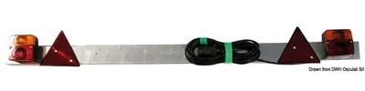 Produktbild von Heckleiste mit dynamischen LED-Leuchten von Osculati 02.023.17