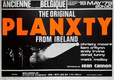 Zdjęcie produktu dla Planxty - Koncert w Belgii, 1979 - Plakat - 70x100 cm