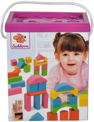 Zdjęcie produktu dla Eichhorn 100088011, Zestaw do budowania, 1 lat(a), Drewno, 75 szt.