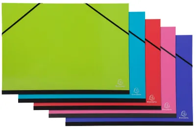 Produktbild von Exacompta - Zeichnungsordner Exa iderama 32x45cm elastischer Verschluss | Außenschachtel ein 5 -Stück