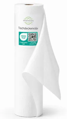 Produktbild von Sensalux Tischdeckenrolle, 0,8m x 40m Weiß