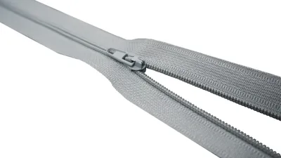 Produktbild von Reißverschluss Nylon 25 cm 21# Grau
