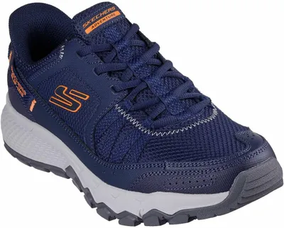Zdjęcie produktu dla Skechers WIP 237634-NVOR in Navy Leather/Textile/Orange Trim color size 41