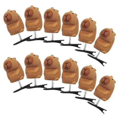 Productafbeelding van Set van 12 Schattige Dieren Haarclips