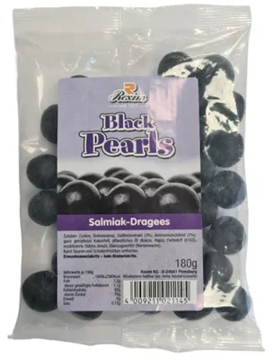 Produktbild von Rexim Black Pearls Salimiak Lakritz 180g