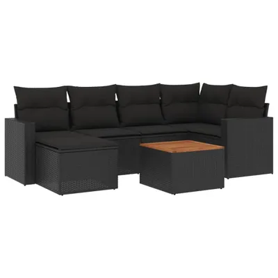 Zdjęcie produktu dla VidaXL 3256552, Czarny, Drewno akacjowe, Żywica, Stal, 550 mm, 370 mm