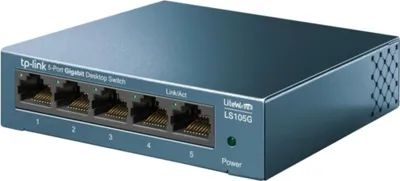 Produktbild von TP-Link LiteWave LS105G - Switch - unmanaged - 5 x 10/100/1000 - Desktop - AC 220 V