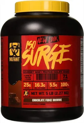 Produktbild von Mutant Iso Surge- 2270 g Chocolate Fudge Brownie