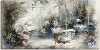 Produktbild von ARTland Leinwandbild Inspiration Größe: 40x20 cm