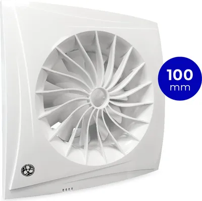 Obrázek produktu pro Ventilátor do koupelny Blauberg – bílý – Ø 100 mm – tichý