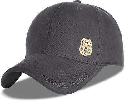 Immagine prodotto di UNIXES - Cappello da baseball in cotone grigio