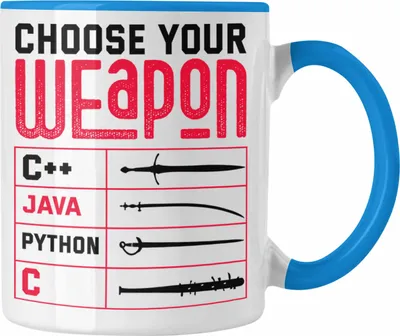 Produktbild von Trendation - Prorgammierer Tasse Geschenk Programmiersprachen Nerd Geschenkdiee Informatiker Spruch (Blau)