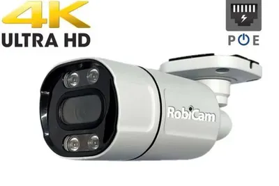 Immagine prodotto di Telecamera bullet PoE, 8MP, 4K, audio, corpo in metallo, visione notturna a colori, sirena