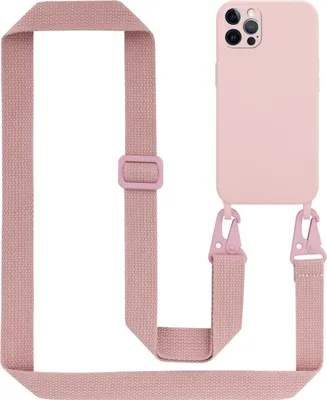 Obrázek produktu pro Cadorabo Ochranné pouzdro pro Apple iPhone 12 / 12 PRO Case in Pink Řetězové pouzdro na mobilní telefon s nastavitelnou délkou kabelu