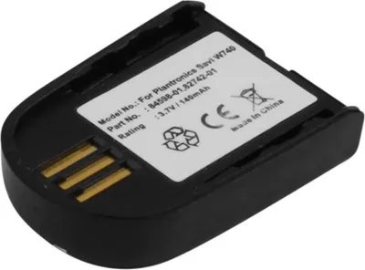 Produktbild von Avizar, Li-Polymer Akku 3.7V 140mAh 0.5Wh für Plantronics Savi W740 Headset, Schwarz