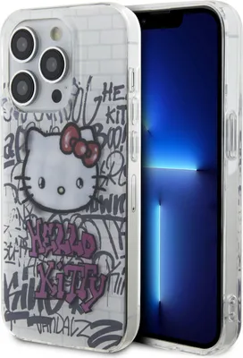 Obrázok produktu pre Puzdro Hello Kitty Iml Kitty On Bricks Graffiti Na Iphone 15 Pro Max - Biele