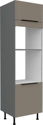 Produktbild von Einbauschrank LUNARA – Breite 60 cm, Dunkelbeige/Anthrazit