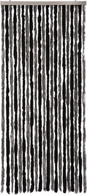 Obrázek produktu pro Závěs do dveří Flauschi černo-šedá 90x200cm