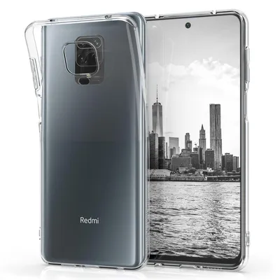 Produktbild von kwmobile Hülle kompatibel mit Xiaomi Redmi Note 9S / 9 Pro / 9 Pro Max - Silikon Handyhülle transparent - Handy Case in Transparent