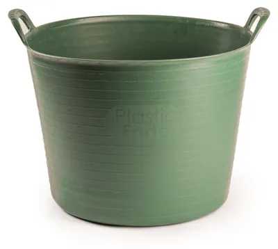 Produktbild von Flexible Wanne oder Eimer - grun - 42 Liter - stabiler Kunststoff - 45 x 38 cm