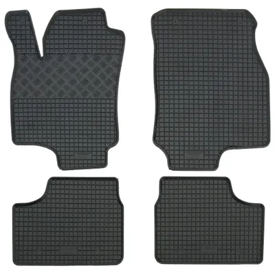 Gummifußmatten Set 4-teilig für Opel Astra G (1998-2005), schwarz