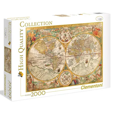 Zdjęcie produktu dla Clementoni Puzzle 2000 Ancient Map 32557