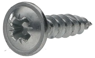 Produktbild von Spanplattenschrauben Flachrundkopfschraube Pozi N°2 4,5 x 20 Gesamtgewinde Verzinkt