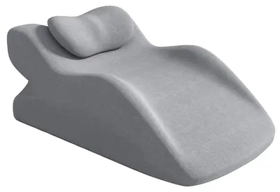Zdjęcie produktu dla Poduszka pod głowę, ergonomiczny design, wszechstronne wsparcie, jasnoszary kolor
