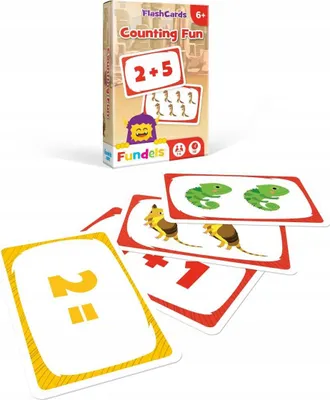 Image de cartes de comptage amusantes 6 x 9,3 cm en carton
