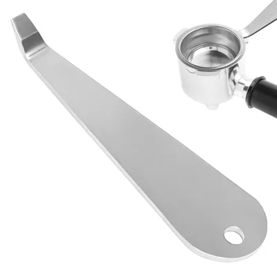 Siebträger-Auswerfer aus Edelstahl, 8 x 2,5 cm, silber