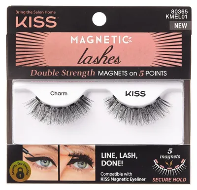 Produktbild von KiSS Magnetic Lashes, Magnetische Wimpern, Schwarz, Frauen, 2 Stück(e)