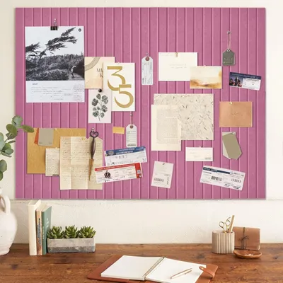 Immagine prodotto di Solidchoice - Bacheca in feltro grande - Adesiva e moderna, 90 x 120 cm