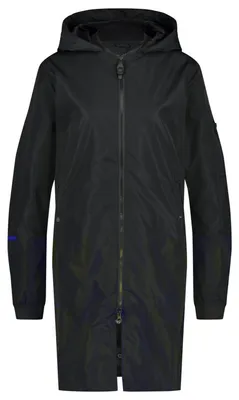 Produktbild von agu Long Bomber Regenjacke Damen, wasserdicht, Schwarz