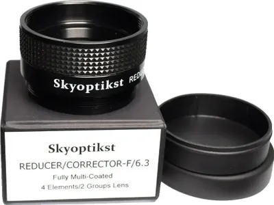 Productafbeelding van Celestron f/63 reducer/corrector, voor wijde gezichtsvelden, 60% snellere belichtingstijden, scherpe beelden van rand tot rand