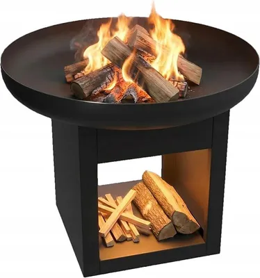 Imagen del producto de Hoguera para jardín, acero. Estufa para jardín, chimenea