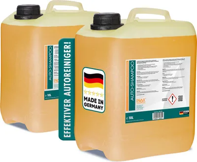 Produktbild von INOX® Nano Autoshampoo 2x10L Autowäsche Autoreiniger Konzentrat mit Abperleffekt