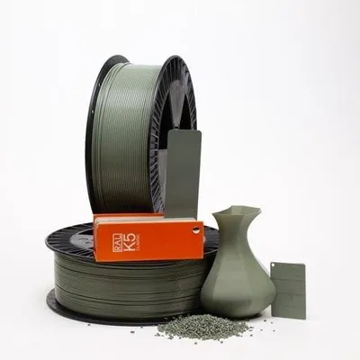 Obrázek produktu pro PLA filament, šedá barva, průměr 1,75 mm, hmotnost 2000 g
