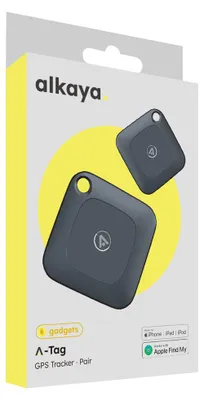 Image de alkaya A Tag GPS Tracker Bluetooth Tracker schwarz (2er Pack)