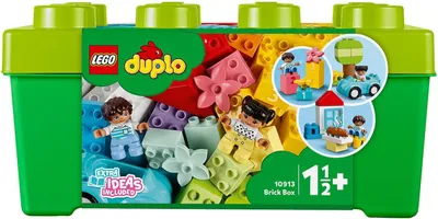 Produktbild von LEGO DUPLO Classic Steinebox, Kreativbox mit Aufbewahrung, erste Bausteine, Feinmotorik-Lernspielzeug, Geschenk für Kleinkinder ab 1,5 Jahren, Mädchen und Jungen 10913