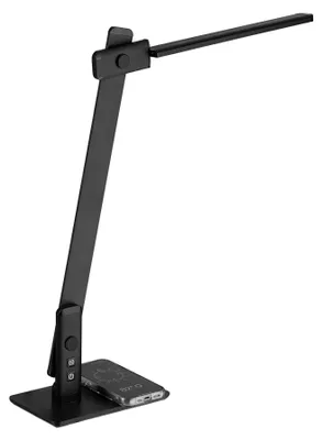 Obrázok produktu pre LED stolná lampa s funkciou nabíjania, čierna
