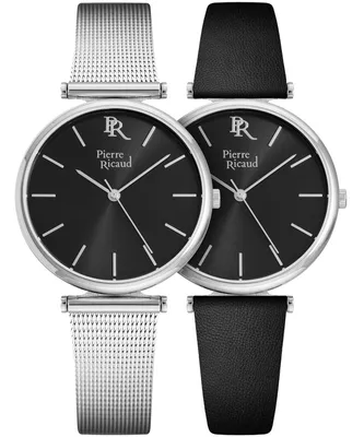 Obrázek produktu pro Pierre Ricaud P22044.5114Q-SET dámské hodinky stříbrné