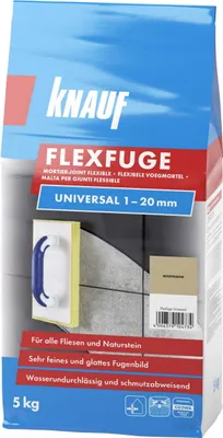 Produktbild von Knauf Fugenmörtel Flexfuge Universal 1 - 20 mm anemone 5 kg