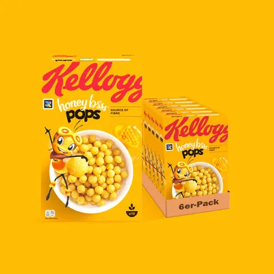 Produktbild von Kellogg's Honey Bsss Pops - 6x 400g