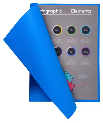 Produktbild von Exacompta 10x 10er Packung Aktendeckel 100% RC 24x32cm - sortiert - 160300E