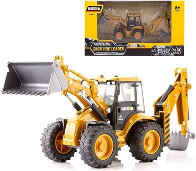 Obrázok produktu pre HUINA 1704 BAGGER truck METAL model toy 1:50 collector model & NEW