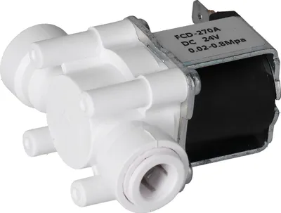 Obrázok produktu pre Plastový elektrický solenoidový ventil 3/8in rýchly konektor normálne uzavreté solenoidy ventily (DC24V )