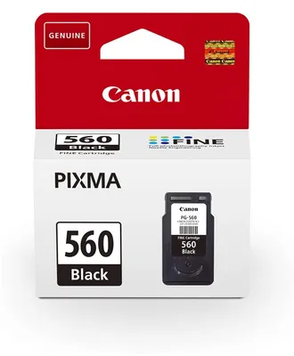 Produktbild von Canon PG-560 Tinte Schwarz, Schwarz, Tinte auf Pigmentbasis, 7,5 ml, 1 Stück(e), 180 Seiten