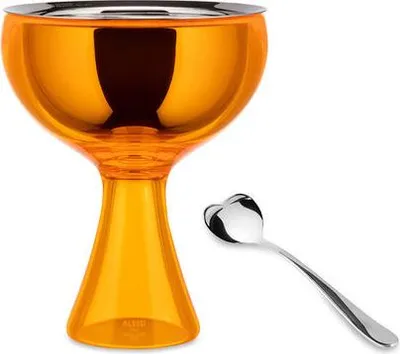 Image de Alessi "Big Love" Bowl+Spoon, O (Art.-Nr. AMMI01S O, EAN 8003299922802)